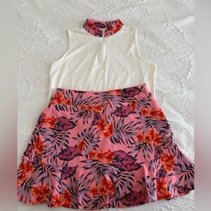 Tommy Bahama White and Pink 2 piece set